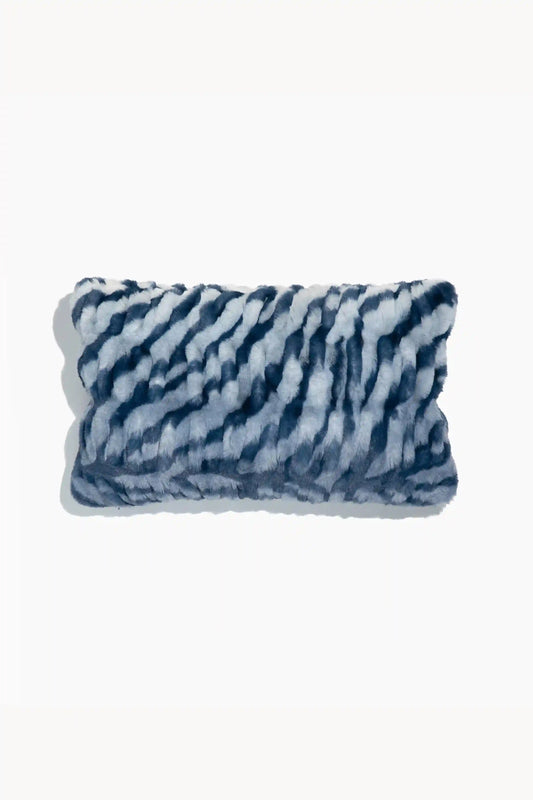 Blue Zebra Pillow