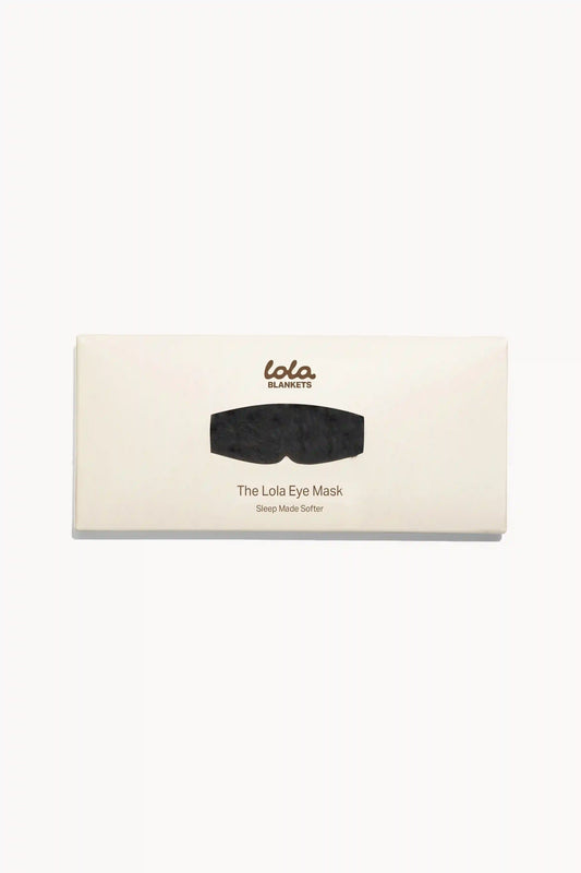 The Lola Eye Mask | Charcoal Grey