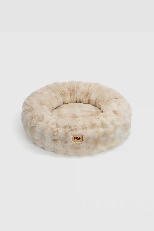 The Lola Bubble Pet Bed | Cappuccino