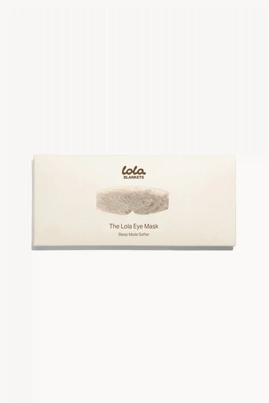 The Lola Eye Mask | Toasted Almond